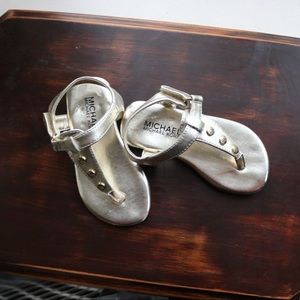 Michael Kors Kids Gold Sandals